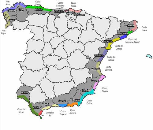 costas in spain